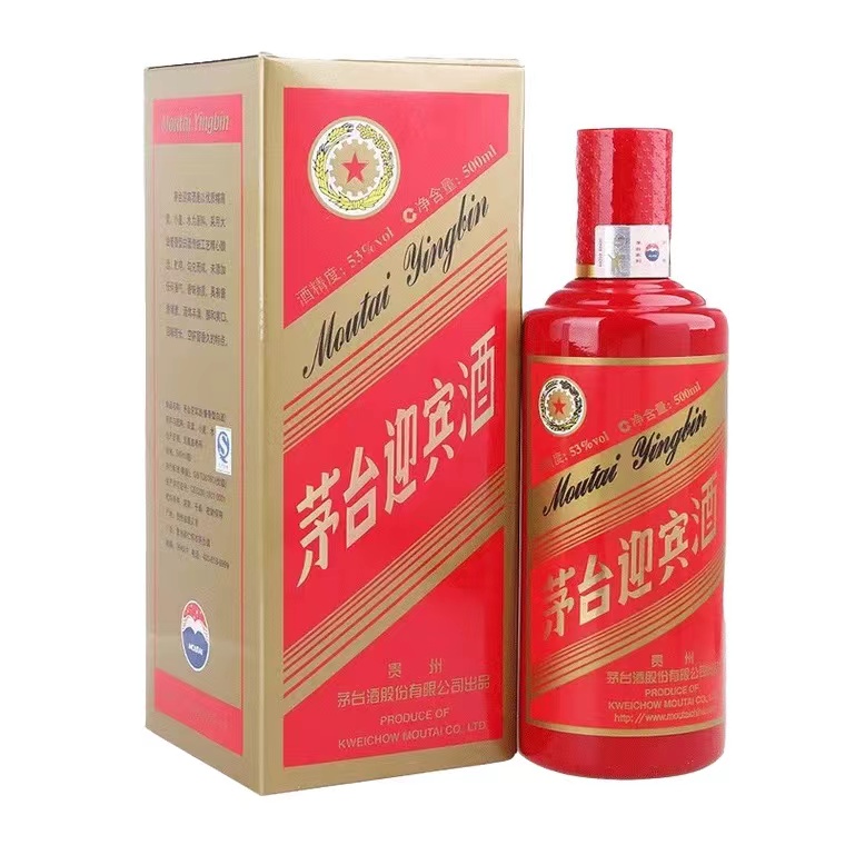 茅台迎宾酒（中国红）53度500ML